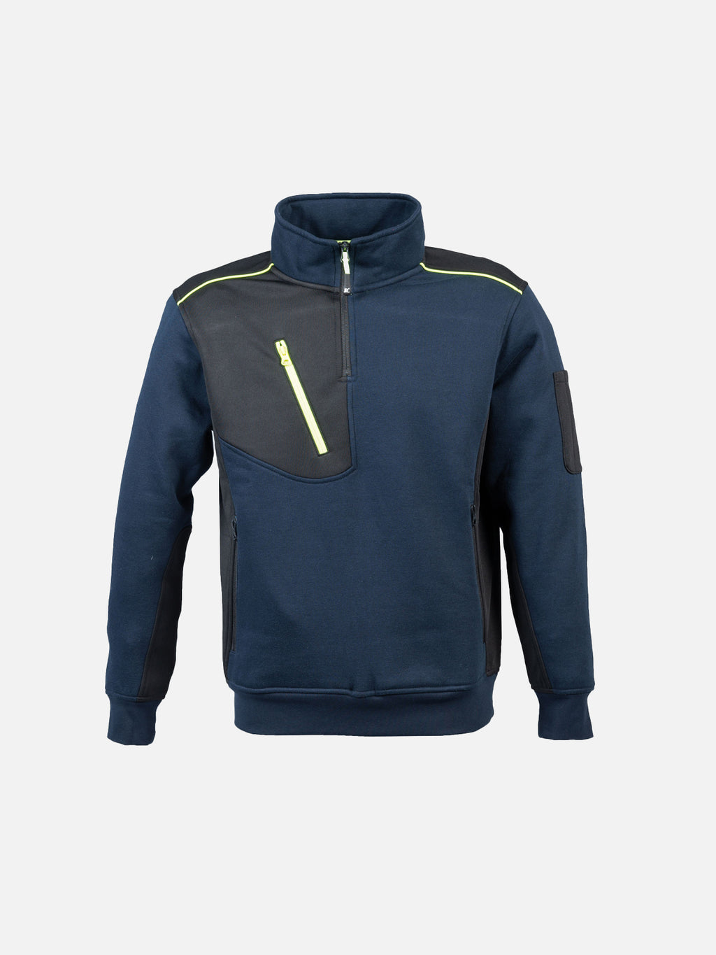 FELPA CON ZIP 3/4 PREMIUM - 14 COLORI