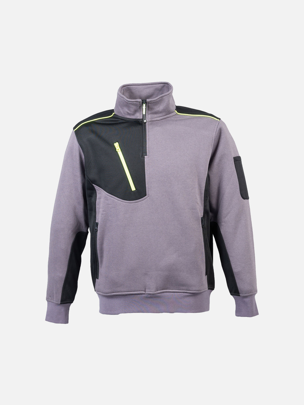 FELPA CON ZIP 3/4 PREMIUM - 14 COLORI