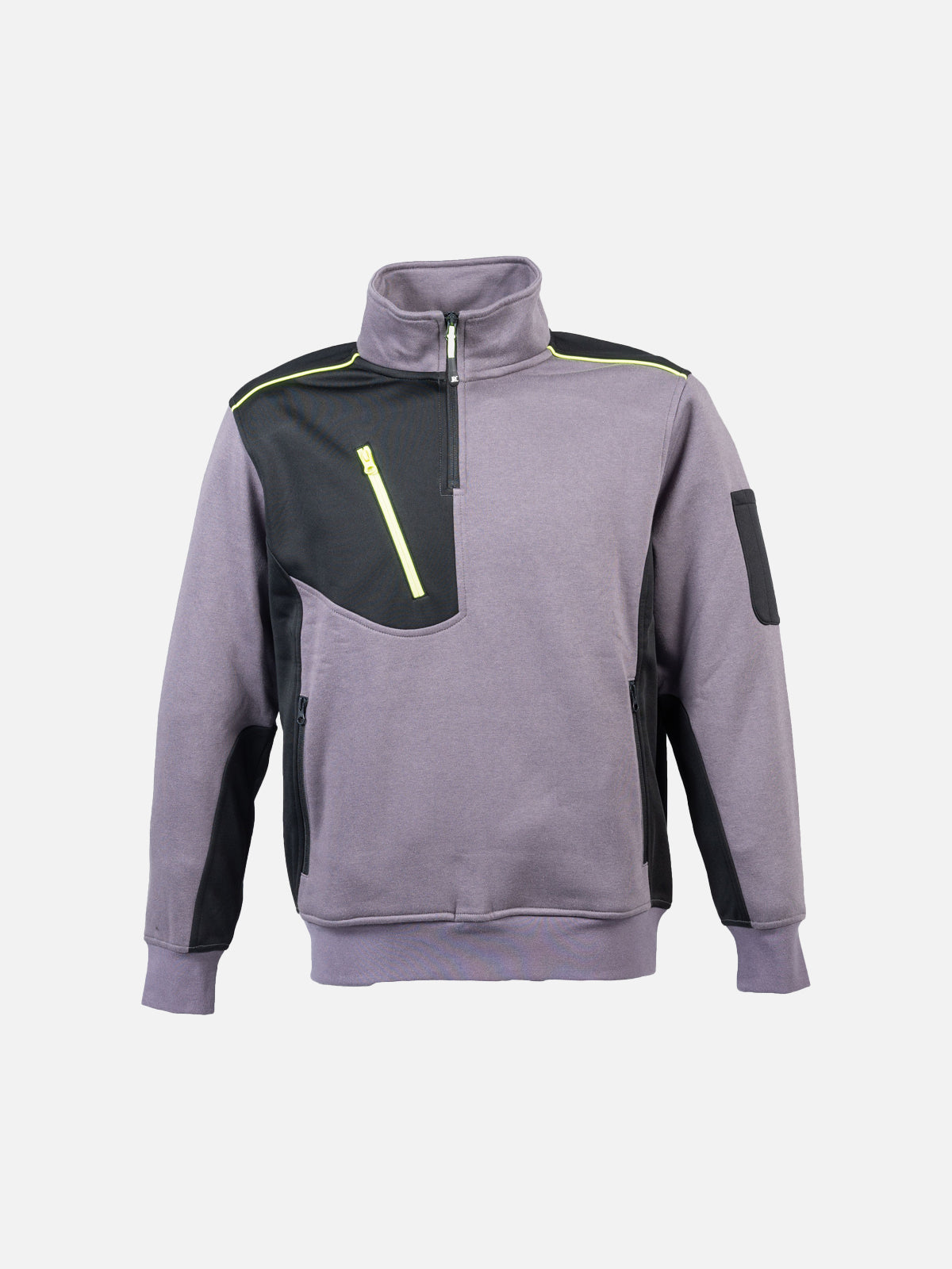 FELPA CON ZIP 3/4 PREMIUM - 14 COLORI