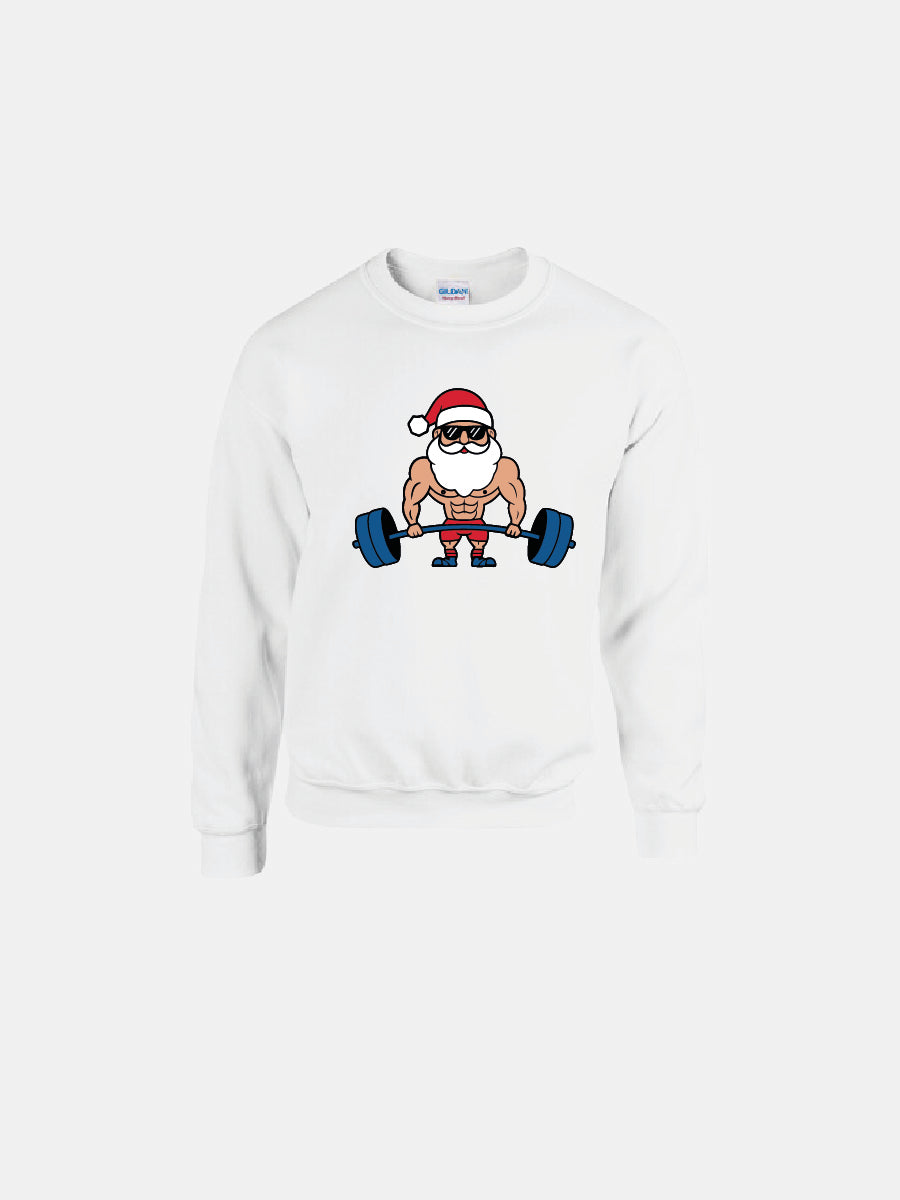 FELPA SENZA CAPPUCCIO BABBO NATALE FIT - 2 COLORI