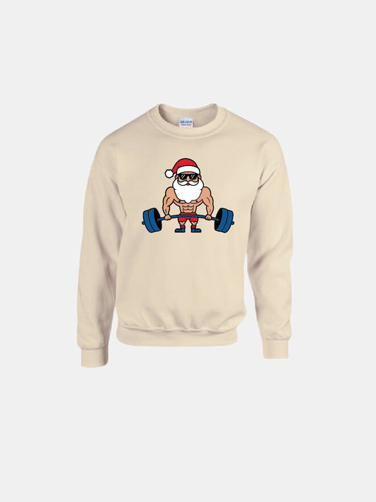 FELPA SENZA CAPPUCCIO BABBO NATALE FIT - 2 COLORI