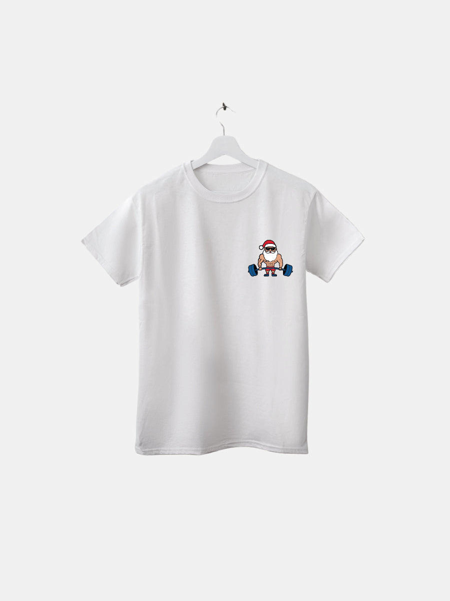 T-SHIRT BABBO NATALE FIT - DUE COLORI (LATO CUORE)