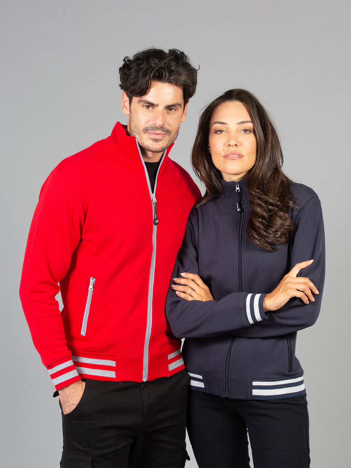 FELPA GIROCOLLO ZIP PREMIUM - 7 COLORI