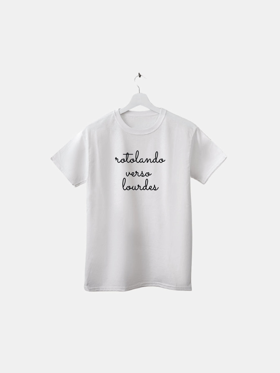 T-SHIRT ROTOLANDO VERSO LOURDES - 3 COLORI