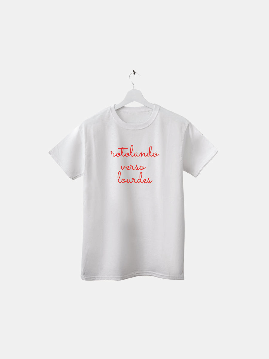 T-SHIRT ROTOLANDO VERSO LOURDES - 3 COLORI