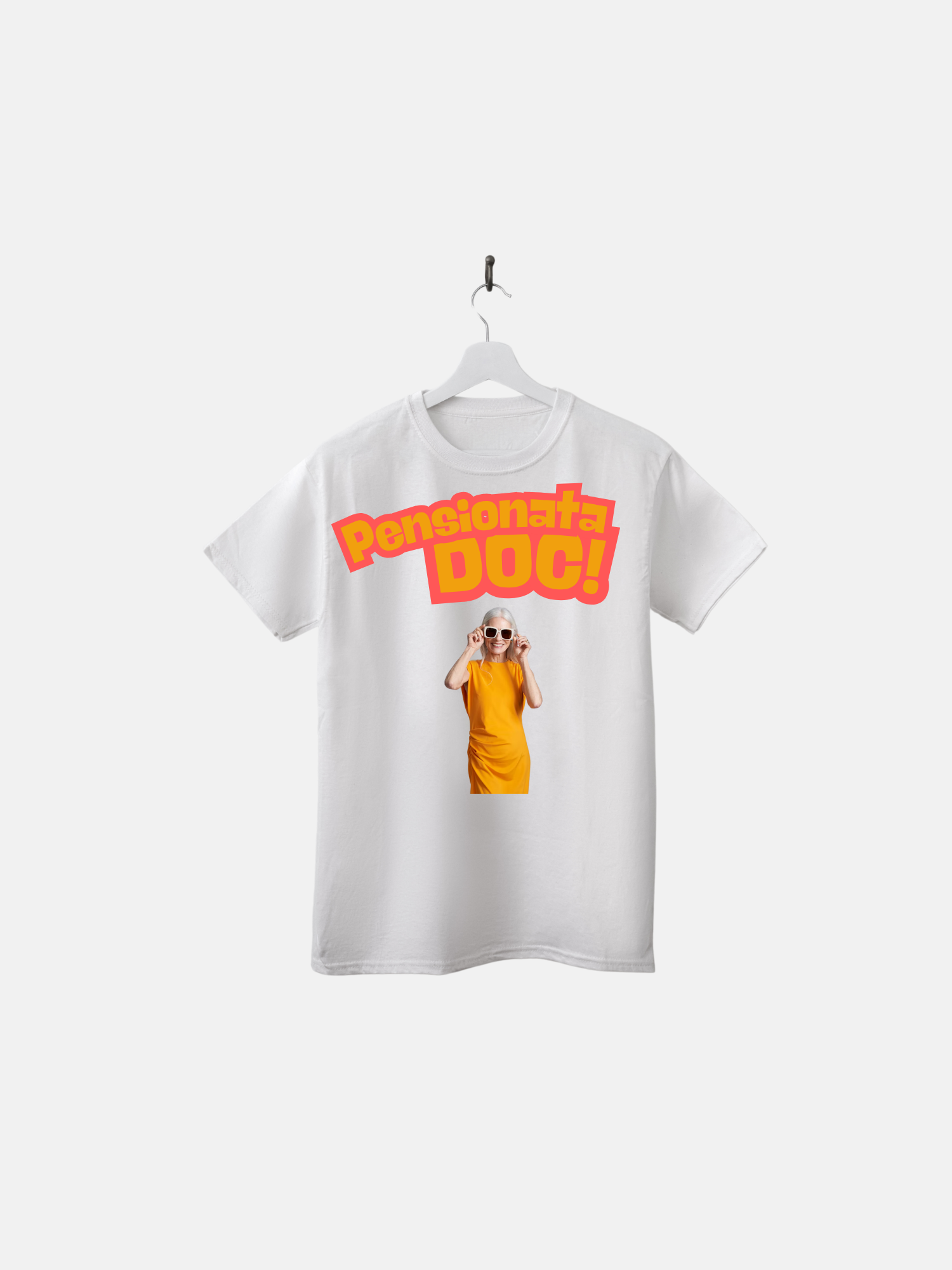T-SHIRT - PENSIONE - PENSIONATA DOC - BIANCA